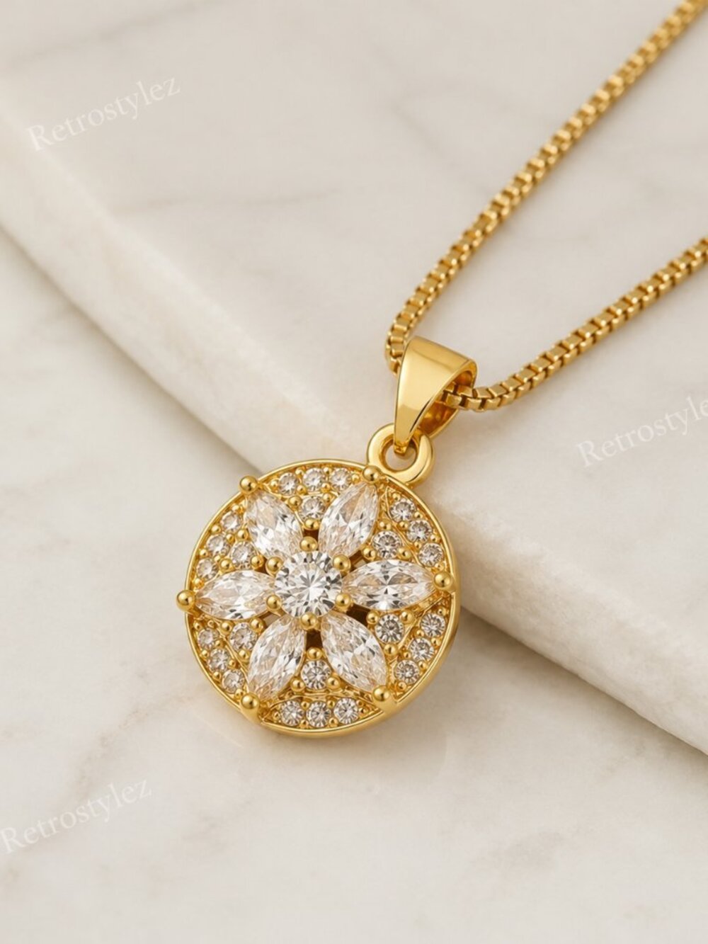 14K Gold Womens 2ct Diamond Pendant Necklace Ladies New 14 Karat Silver Jewelry
